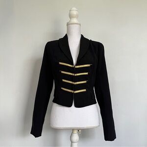 Vintage forever 21 black military style jacket.
